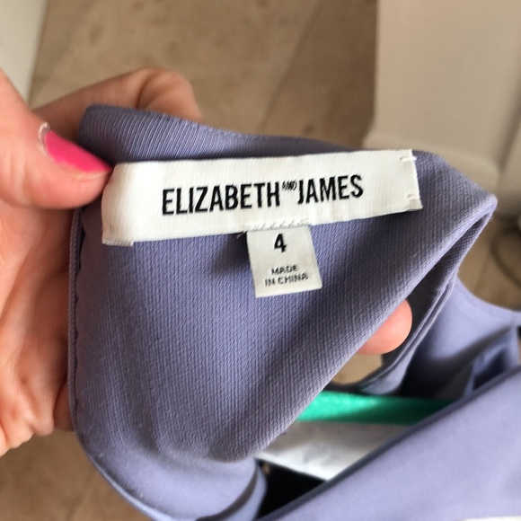 Elizabeth & James sz 4 periwinkle cut out dress - Picture 3 of 4